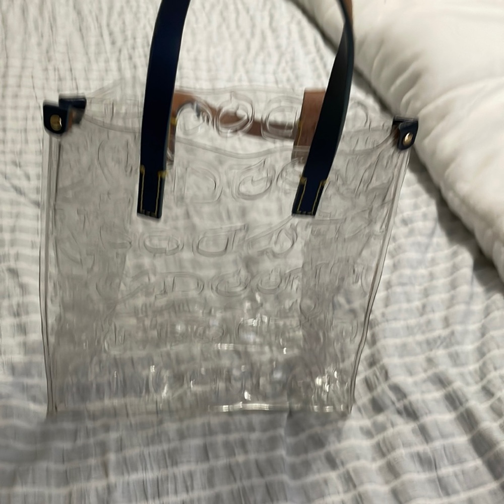 Dooney clear lunch bag